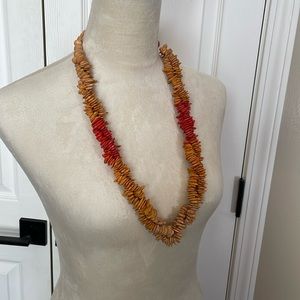 😀 Free w/ Purchase Wooden Statement Necklace